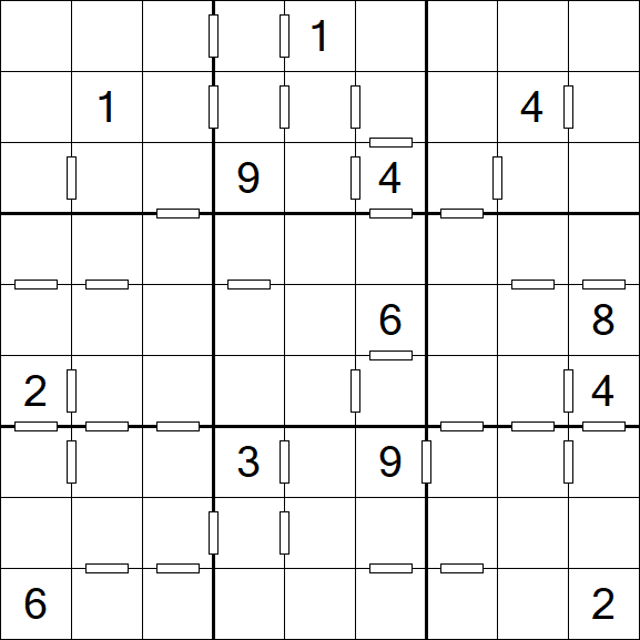 Consecutive Sudoku - Hard
