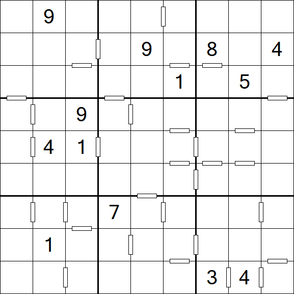Consecutive Sudoku - Difficile