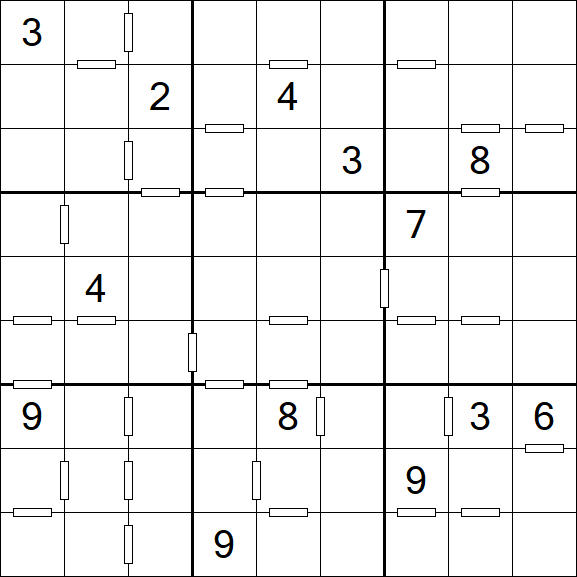 Consecutive Sudoku - Difficile