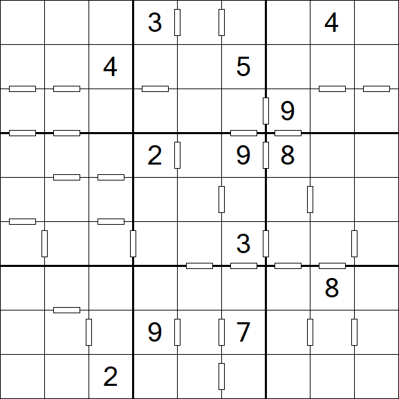Consecutive Sudoku - Difficile