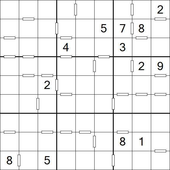 Consecutive Sudoku - Difficile