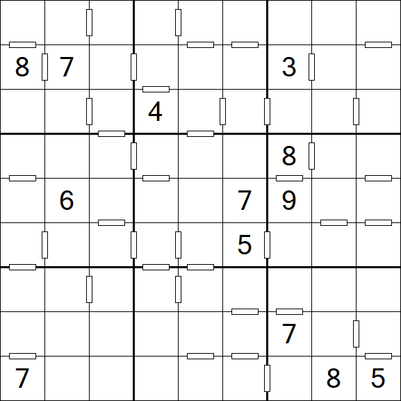 Consecutive Sudoku - Difficile