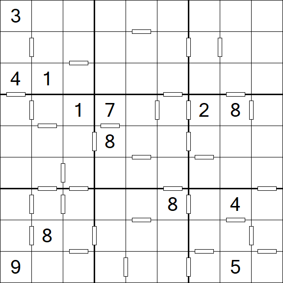 Consecutive Sudoku - Difficile