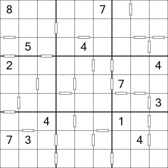 Consecutive Sudoku - Difficile