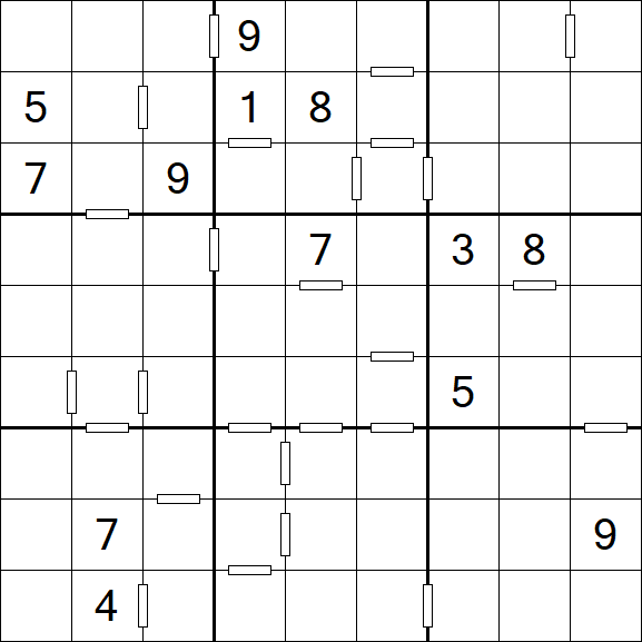 Consecutive Sudoku - Difficile