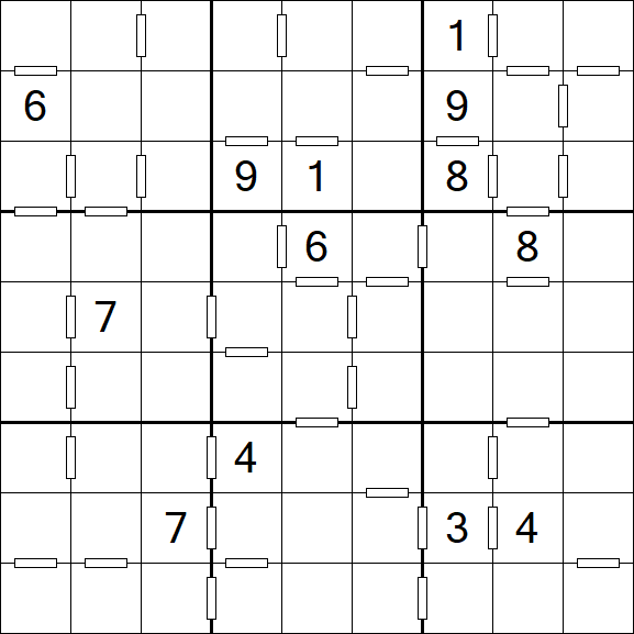 Consecutive Sudoku - Difficile