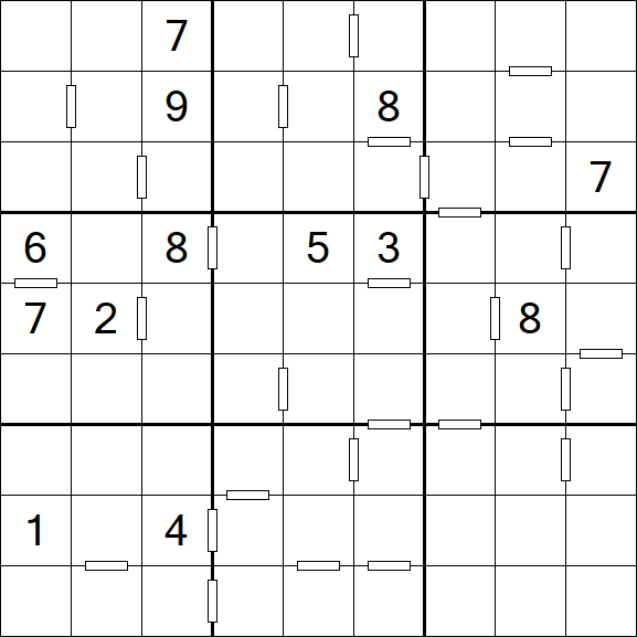 Consecutive Sudoku - Difficile
