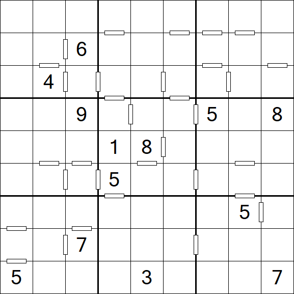 Consecutive Sudoku - Difícil