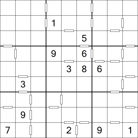 Consecutive Sudoku - Difícil