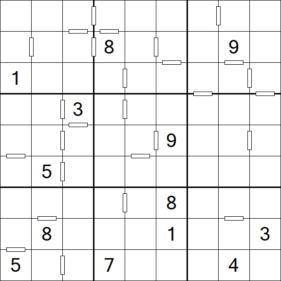 Consecutive Sudoku - Difficile