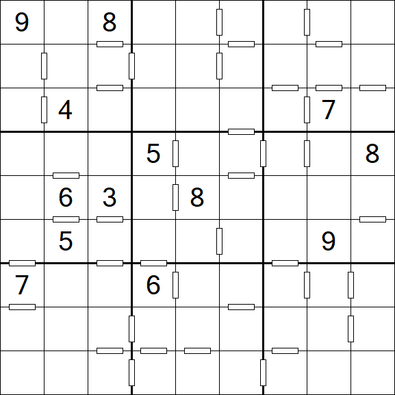 Consecutive Sudoku - Hard