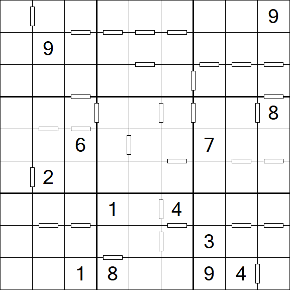 Consecutive Sudoku - Schwierig