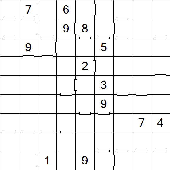 Consecutive Sudoku - Hard