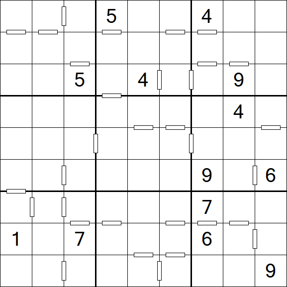 Consecutive Sudoku - Hard