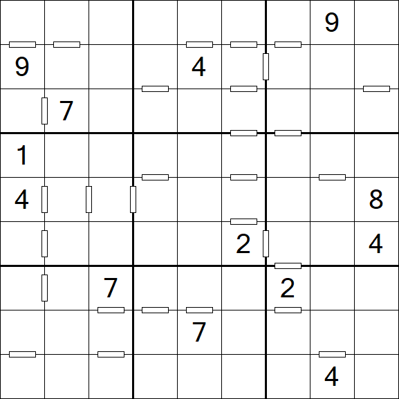 Consecutive Sudoku - Hard