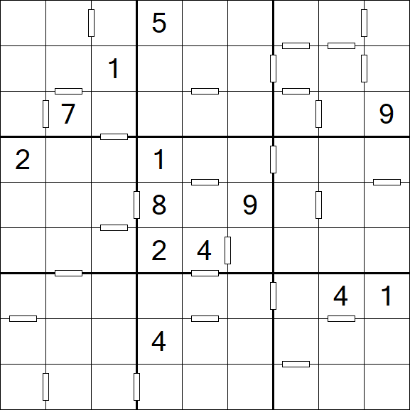 Consecutive Sudoku - Difícil