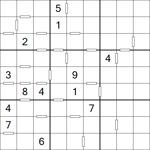Consecutive Sudoku - Difícil