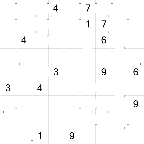 Consecutive Sudoku - Difícil