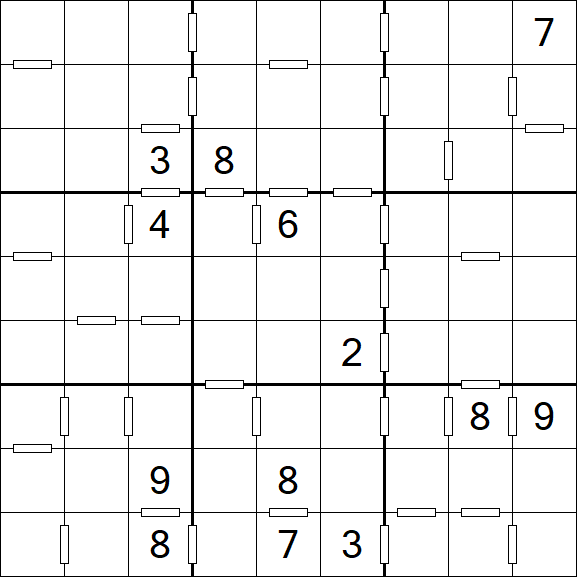 Consecutive Sudoku - Difícil