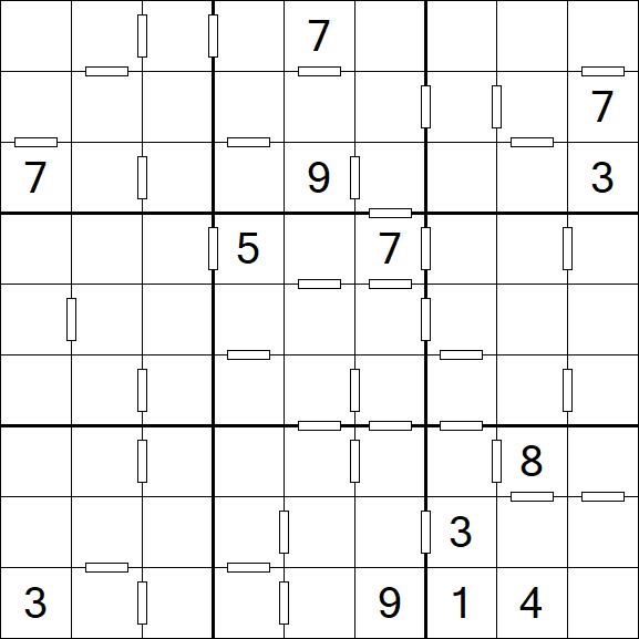 Consecutive Sudoku - Difícil
