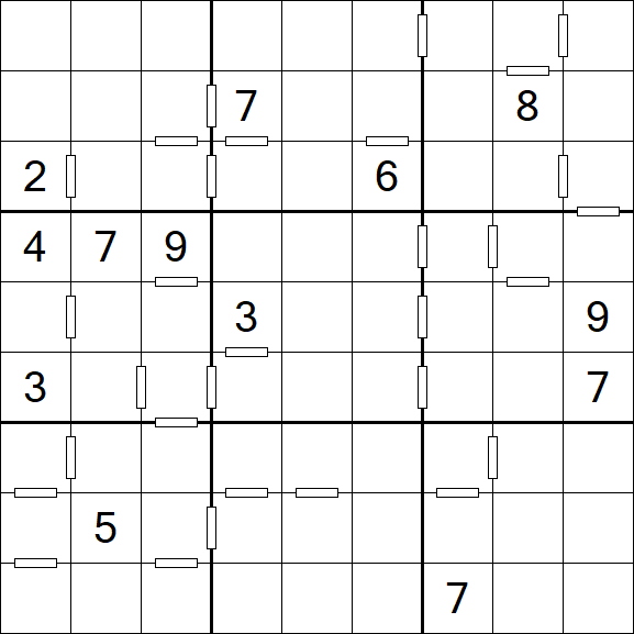 Consecutive Sudoku - Schwierig