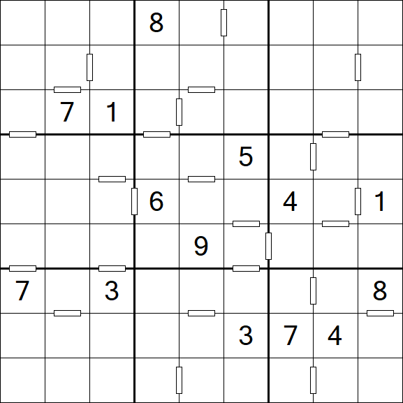 Consecutive Sudoku - Difícil