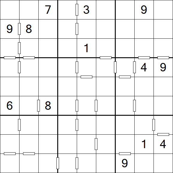 Consecutive Sudoku - Difícil