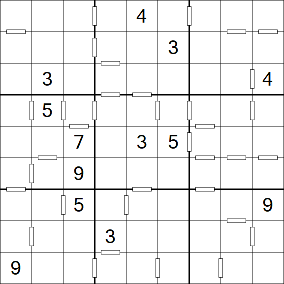 Consecutive Sudoku - Difícil