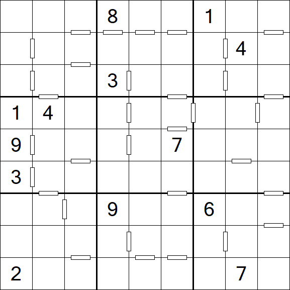 Consecutive Sudoku - Difícil