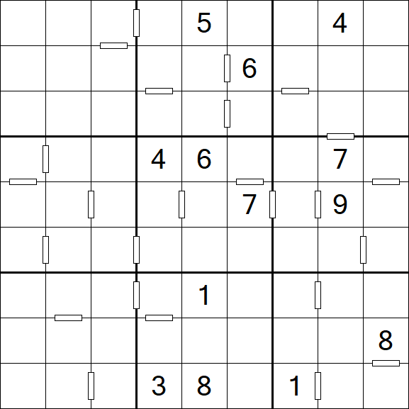 Consecutive Sudoku - Difícil