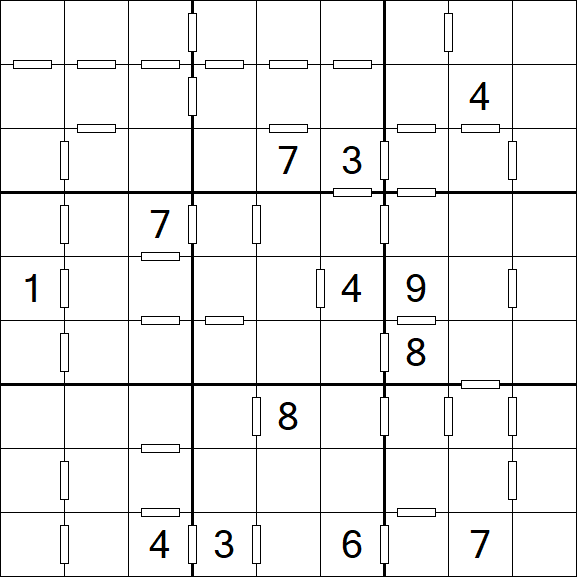 Consecutive Sudoku - Difficile