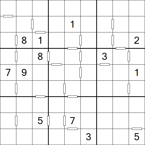 Consecutive Sudoku - Difficile