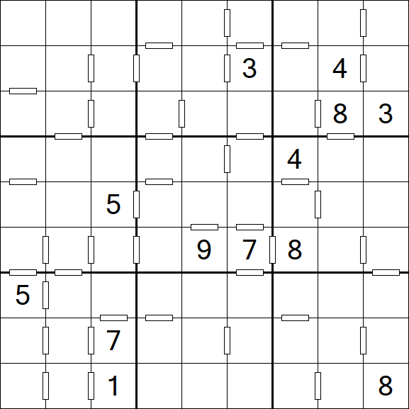 Consecutive Sudoku - Hard