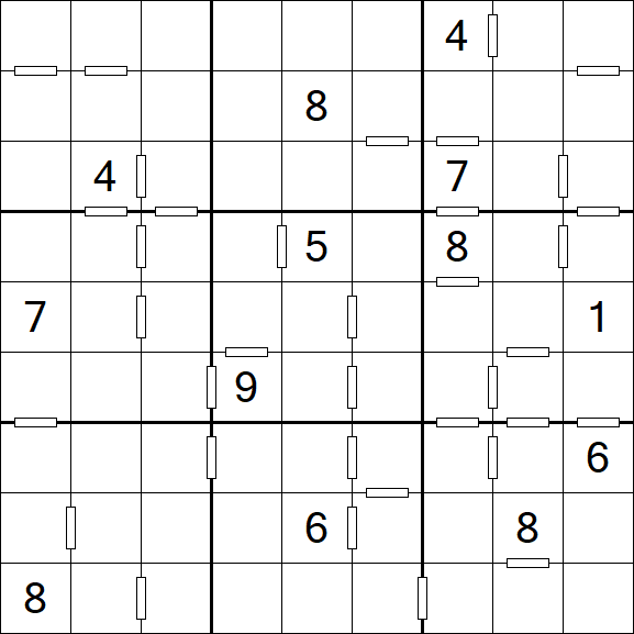 Consecutive Sudoku - Hard