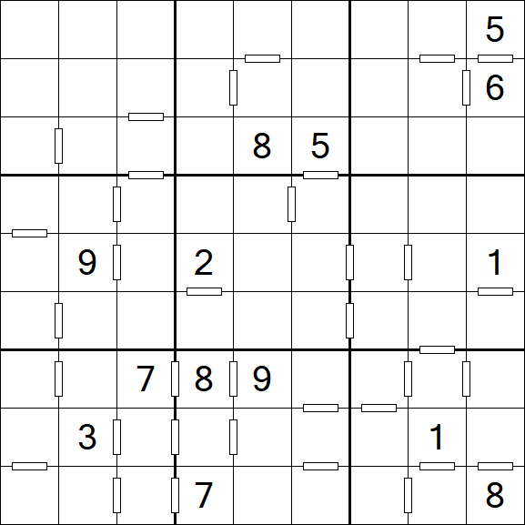 Consecutive Sudoku - Hard