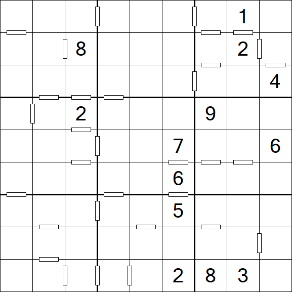 Consecutive Sudoku - Schwierig