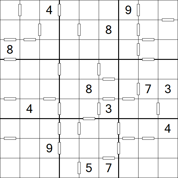 Consecutive Sudoku - Hard