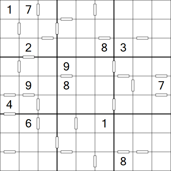 Consecutive Sudoku - Hard