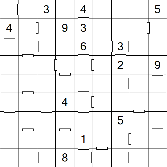 Consecutive Sudoku - Hard