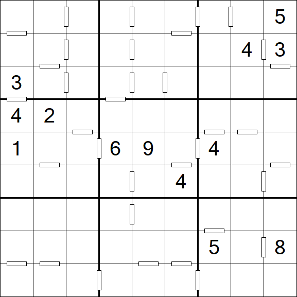 Consecutive Sudoku - Hard