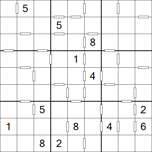 Consecutive Sudoku - Hard