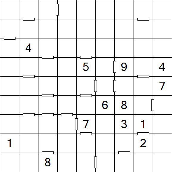 Consecutive Sudoku - Schwierig