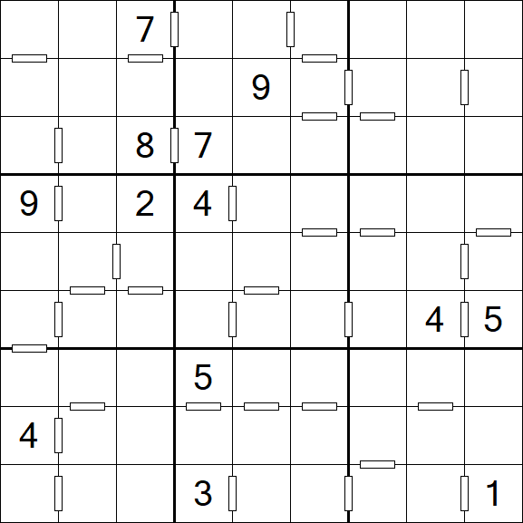 Consecutive Sudoku - Schwierig