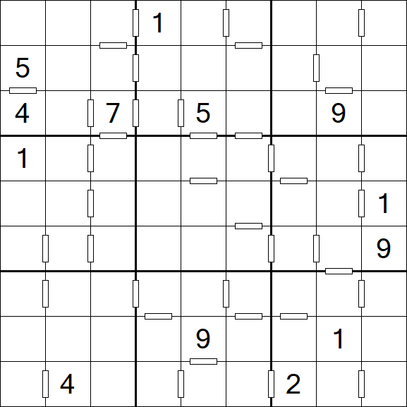 Consecutive Sudoku - Difficile