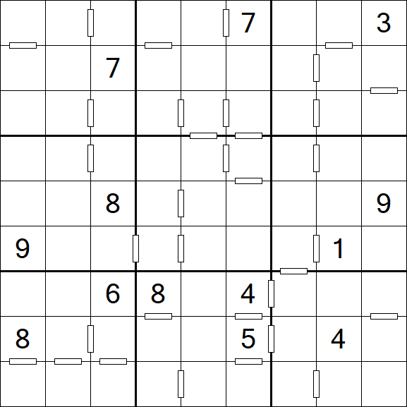 Consecutive Sudoku - Difficile