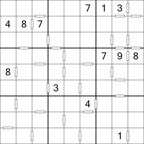 Consecutive Sudoku - Difficile