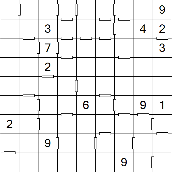 Consecutive Sudoku - Difficile