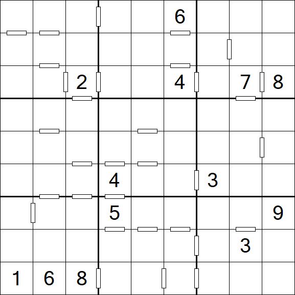 Consecutive Sudoku - Difficile