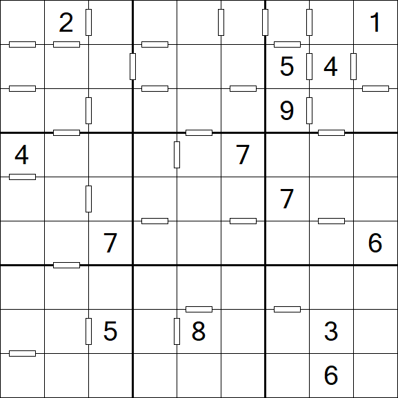 Consecutive Sudoku - Difficile