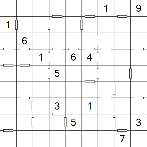 Consecutive Sudoku - Difícil